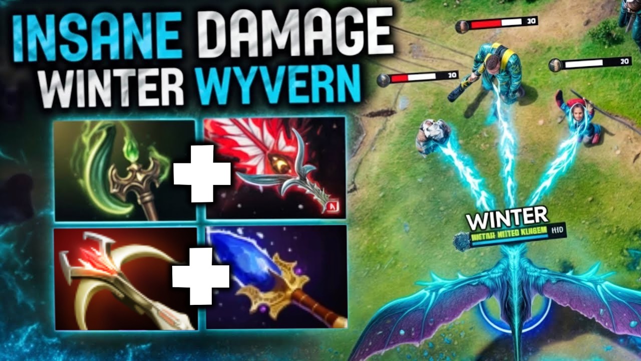 Winter Wyvern Hard Carry 7.40c🔥🔥🔥Comeback Rampage 30 Kills | Dota 2 Gameplay