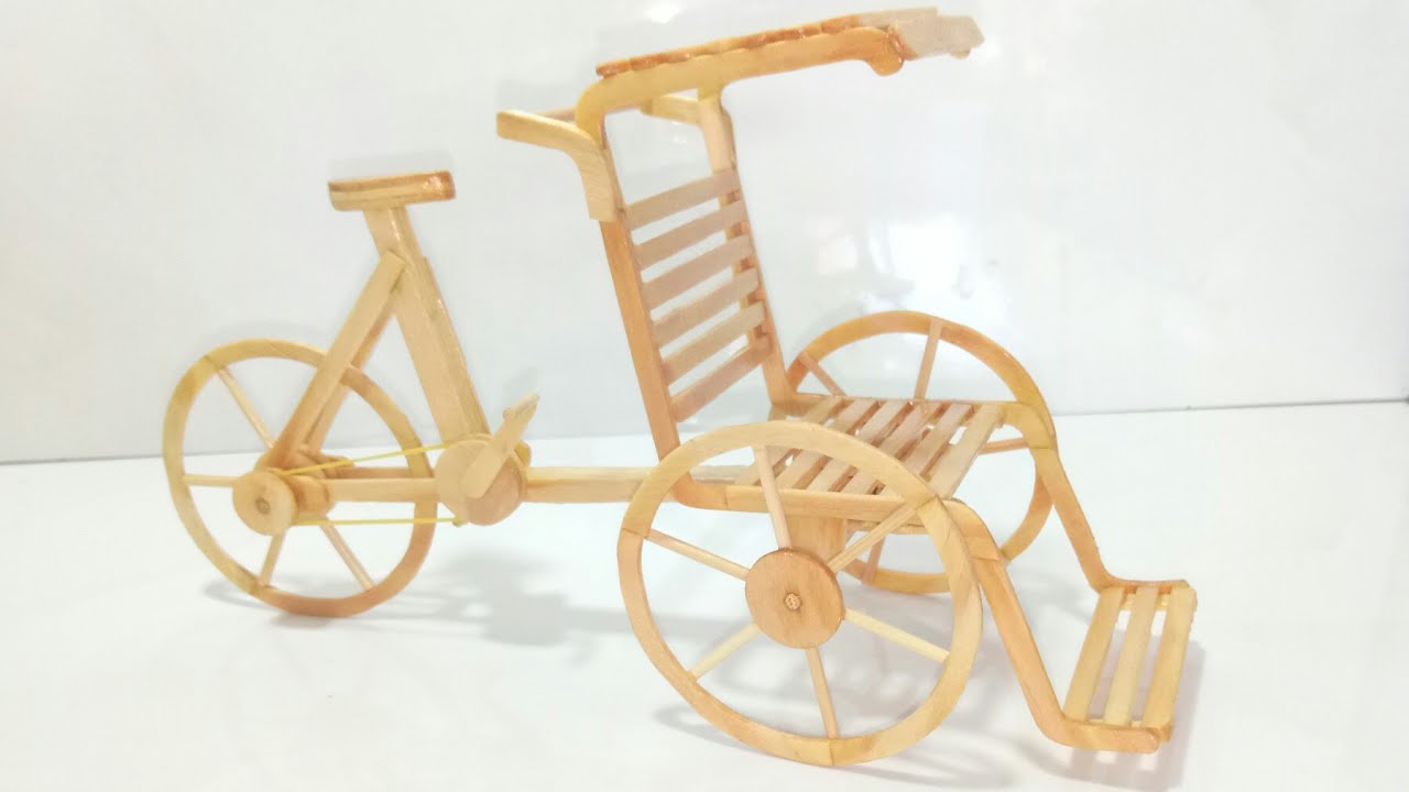DIY! Useful Diy Ideas - Instructions for making cyclo || 아이스크림 스틱으로 사이클로를 만드는 방법