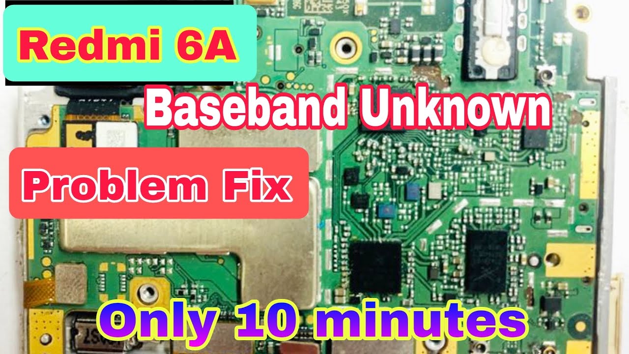 Mi 6a baseband unknown | Sim not working