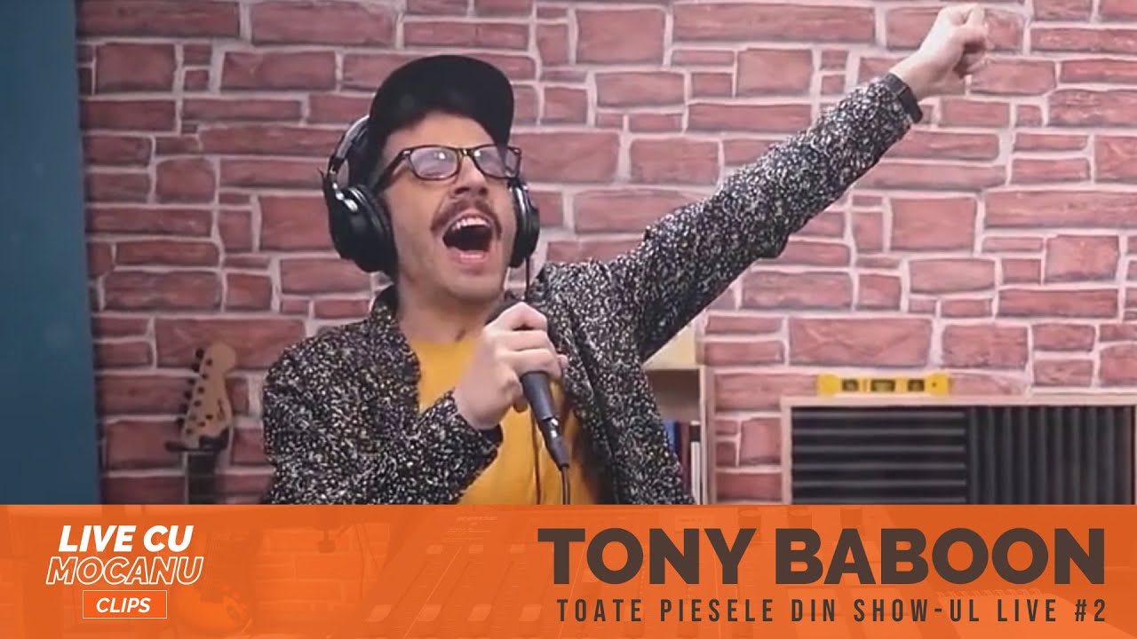 Tot ce a cântat Tony Baboon la al doilea LIVE cu Alex Mocanu