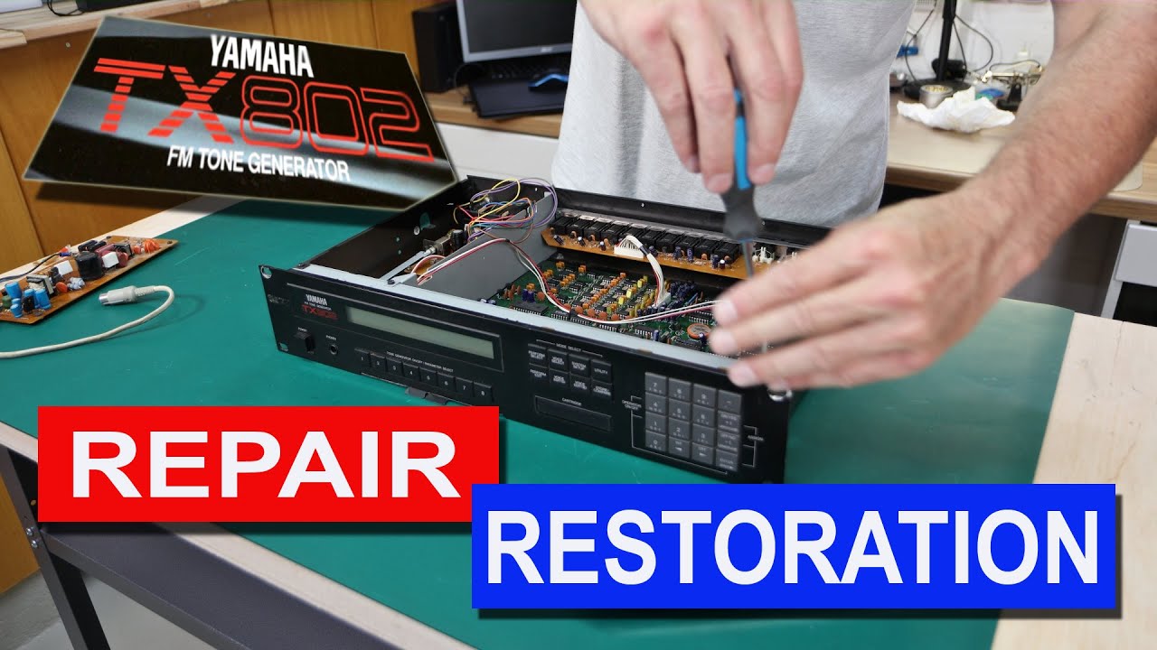 Yamaha TX 802 Repair  Synth Hunter Episode  34