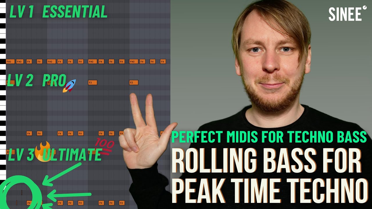 Rollende Bassline f&uuml;r Peak Time Techno - Space 92 Ableton Live Remake + Wavetable & Serum Presets