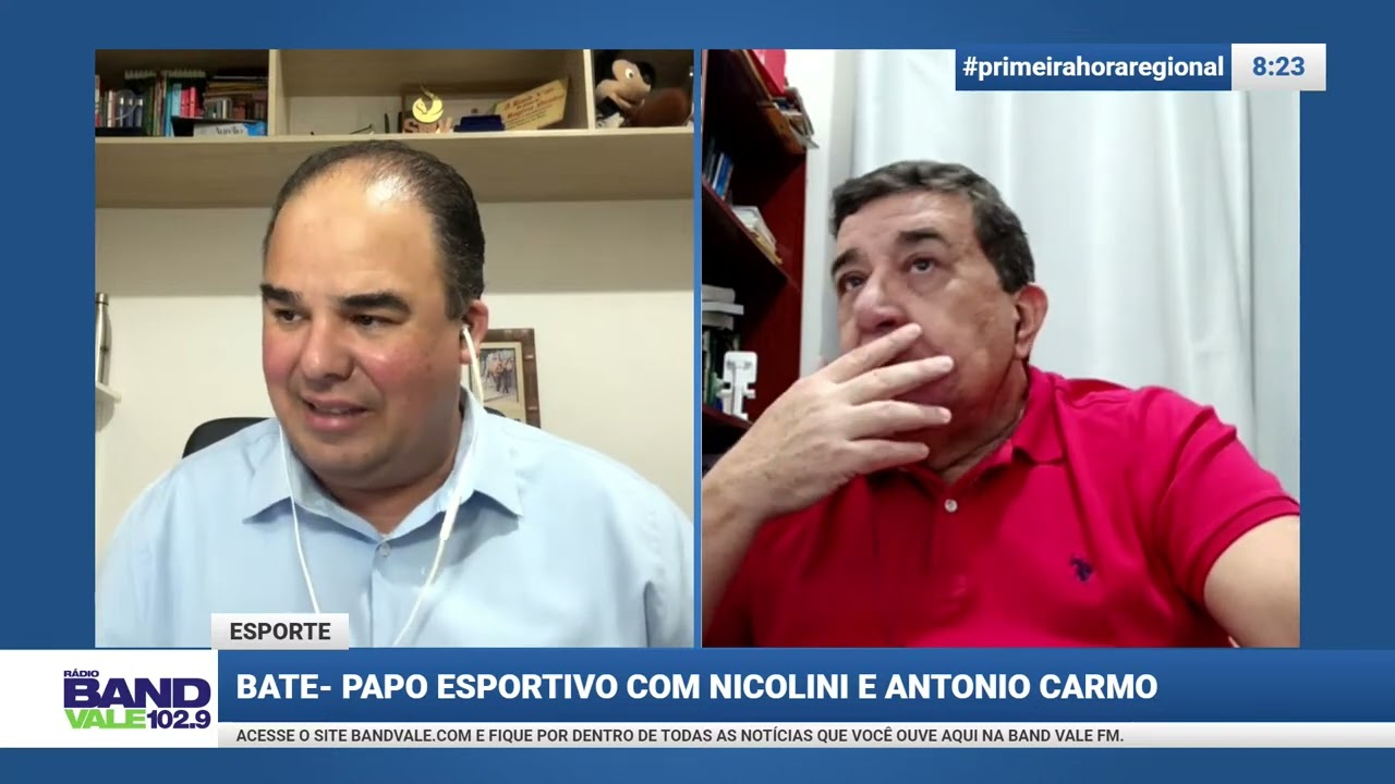 Bate-papo esportivo com Nicolini e Antonio Carmo - 06 de março de 2026
