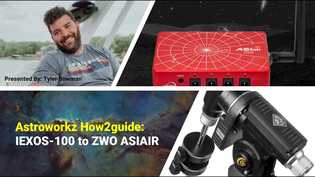 Astroworks How2guide: Подключение монтировки Explore Scientific IEXOS-100 к ZWO ASIAIR