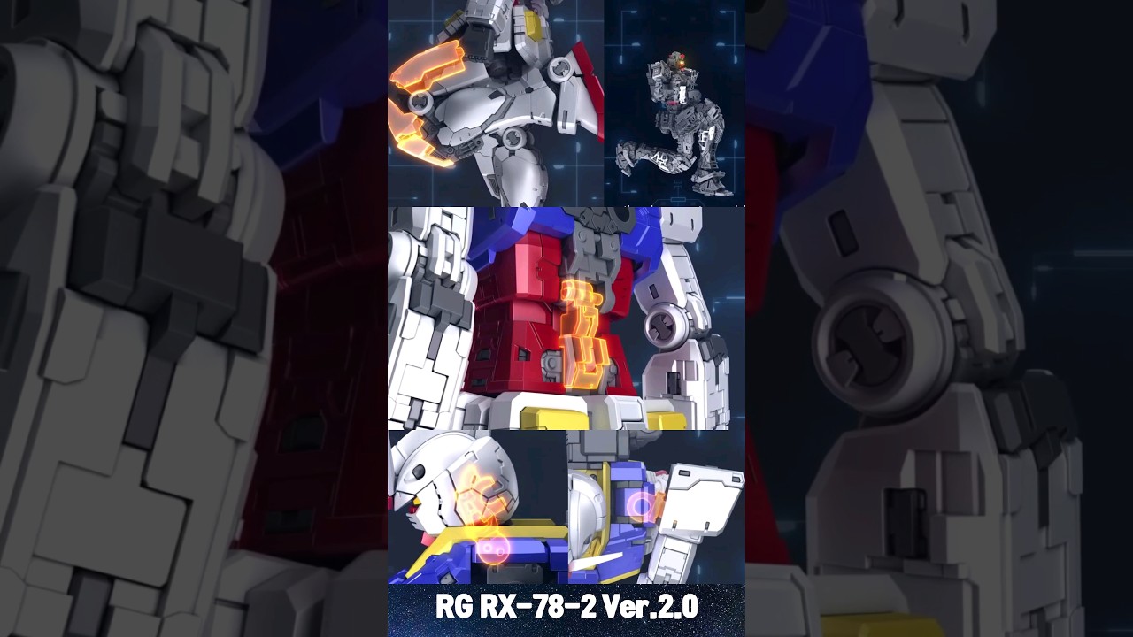 RG 퍼스트건담 2.0 내부기믹 / gundam #rx782 #RG2.0 #gundam