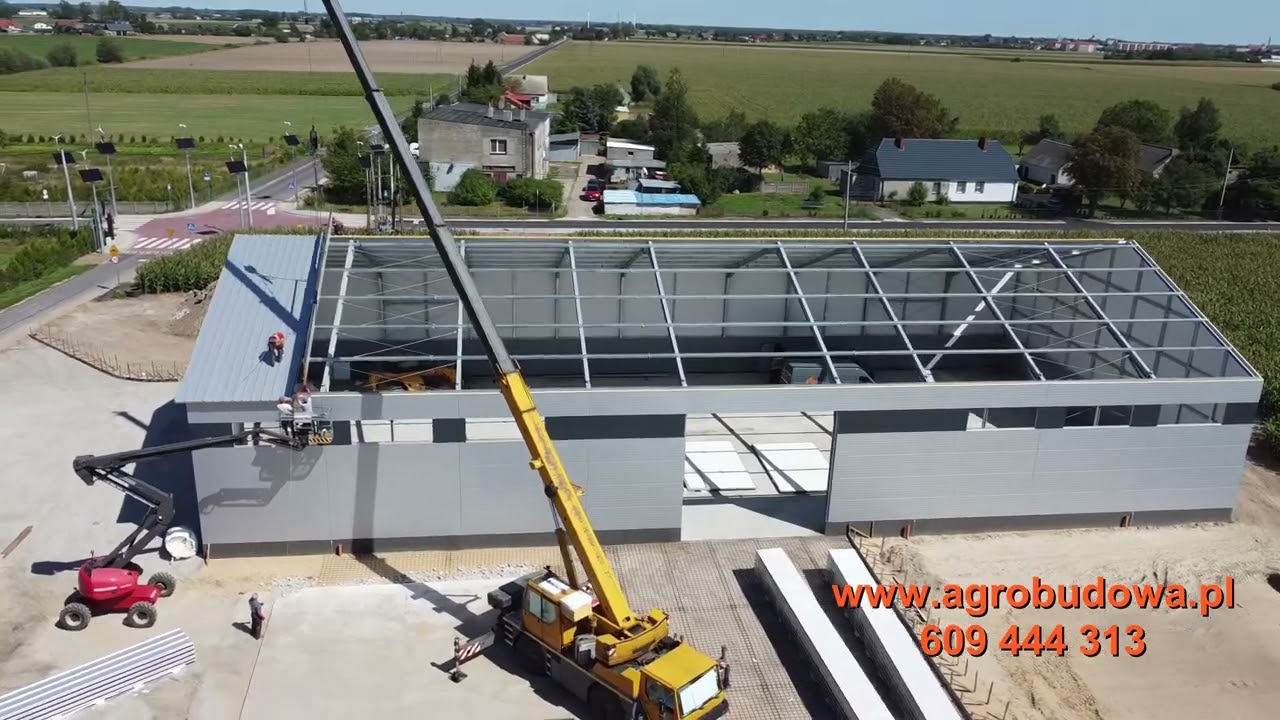 HALA ROLNICZA 50x20m   magazyn / przechowalnia /wiata