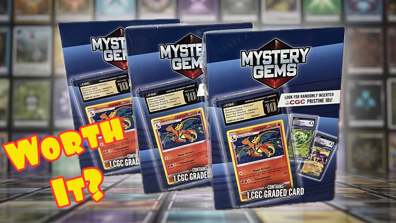 Распаковка САМЫХ РЕДКИХ карточек Pokémon (CGC Mystery Gems)