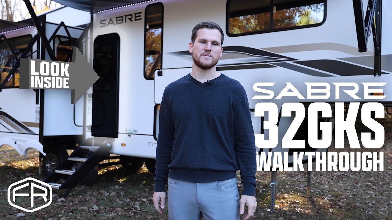 MASSIVE Windows in this 5th Wheel Living Space - 2025 Sabre 32GKS