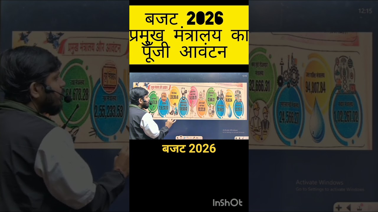 Budget 2026 | Ministry-wise Fund Allocation Explained | Education, Defence, Railway & More