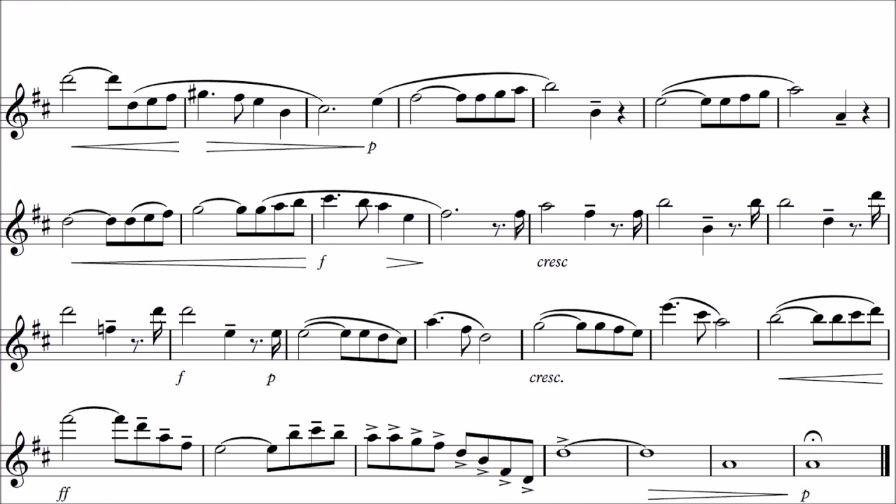 Tenor Saxophone Play-Along - Ave Maria (Bach, Gounod)