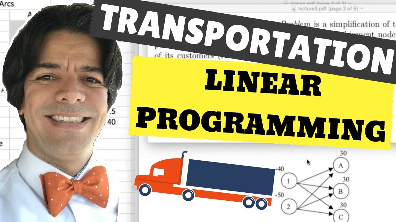 Linear Programming: Transportation with Excel Solver (Network Flows Part 1)
