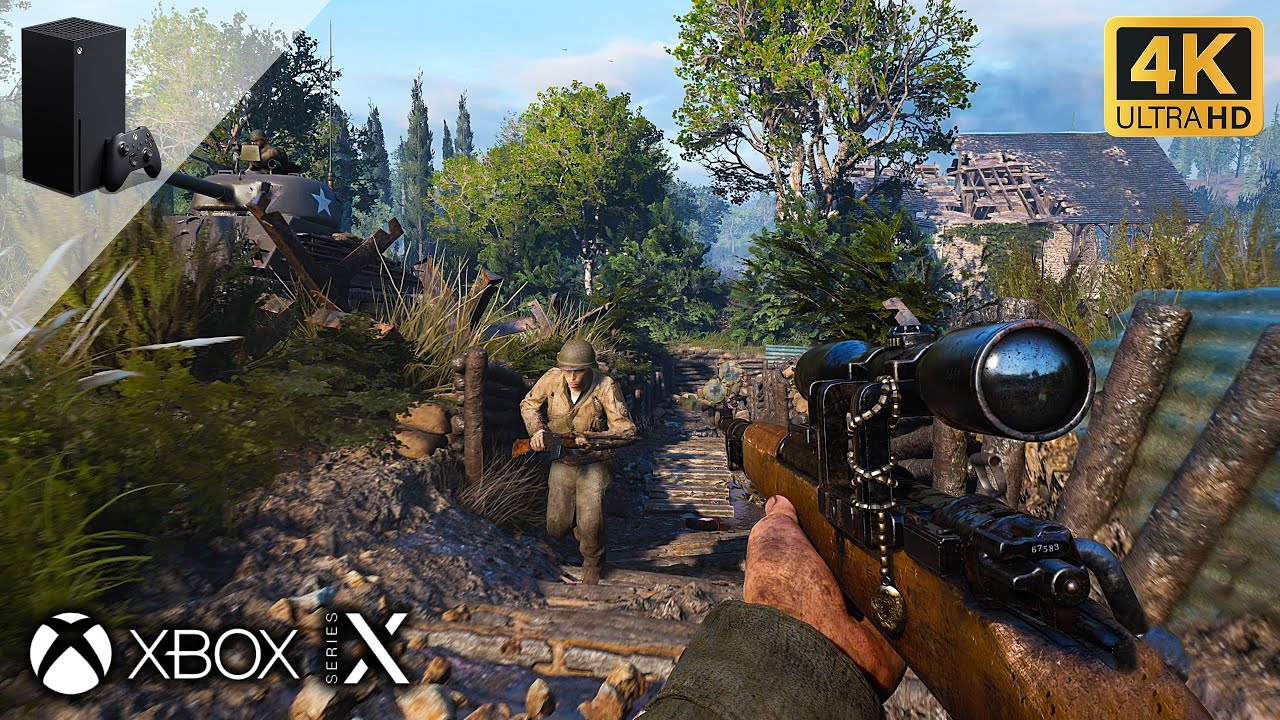 Call of Duty: WWII Campaign - Xbox Series X Gameplay 4K 60FPS