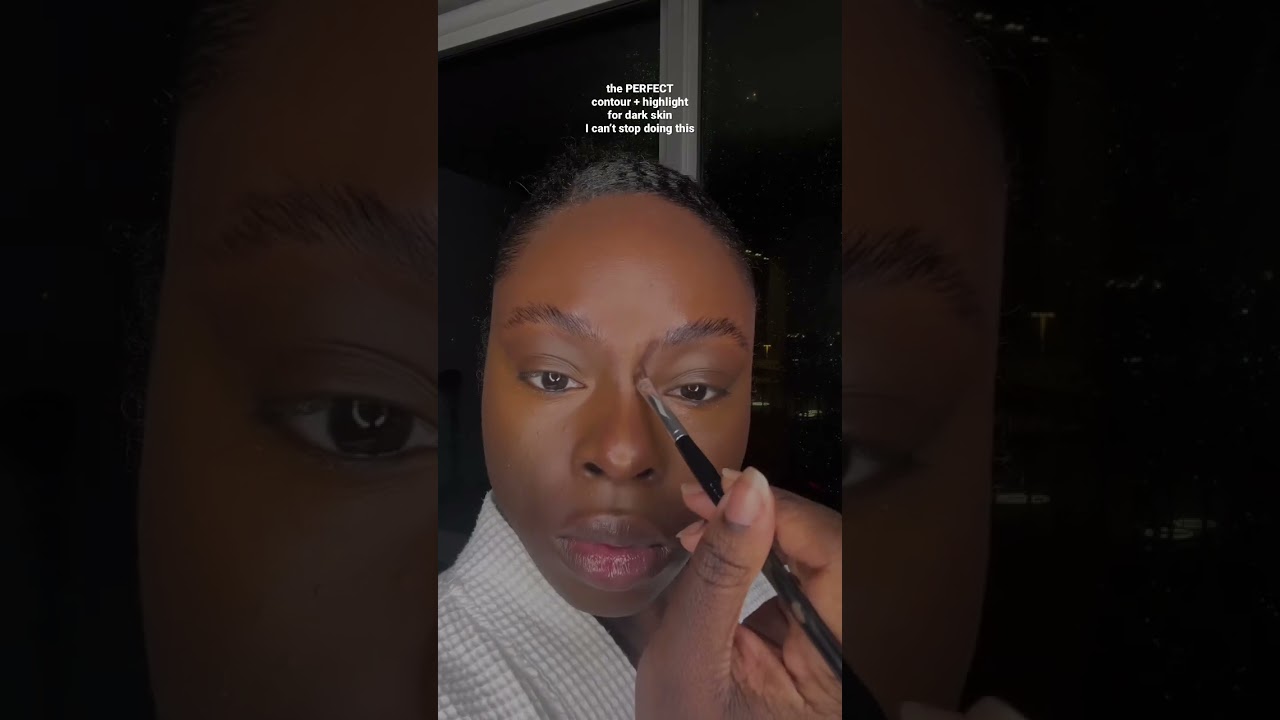 the PERFECT contour + highlight for dark skin