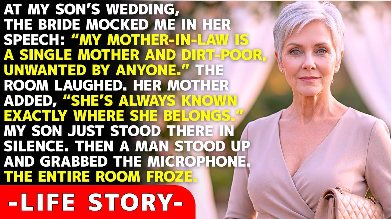 When My Daughter-In-Law Called Me “Unwanted” At Her Wedding, My Son Covered His Mouth, Laughing…