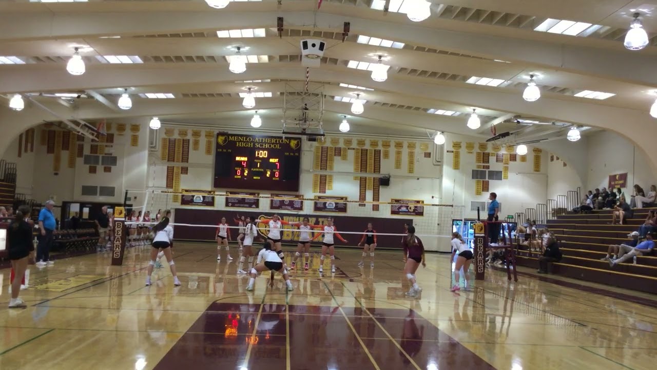 Menlo-Atherton vs. Half Moon Bay High School Volleyball Game