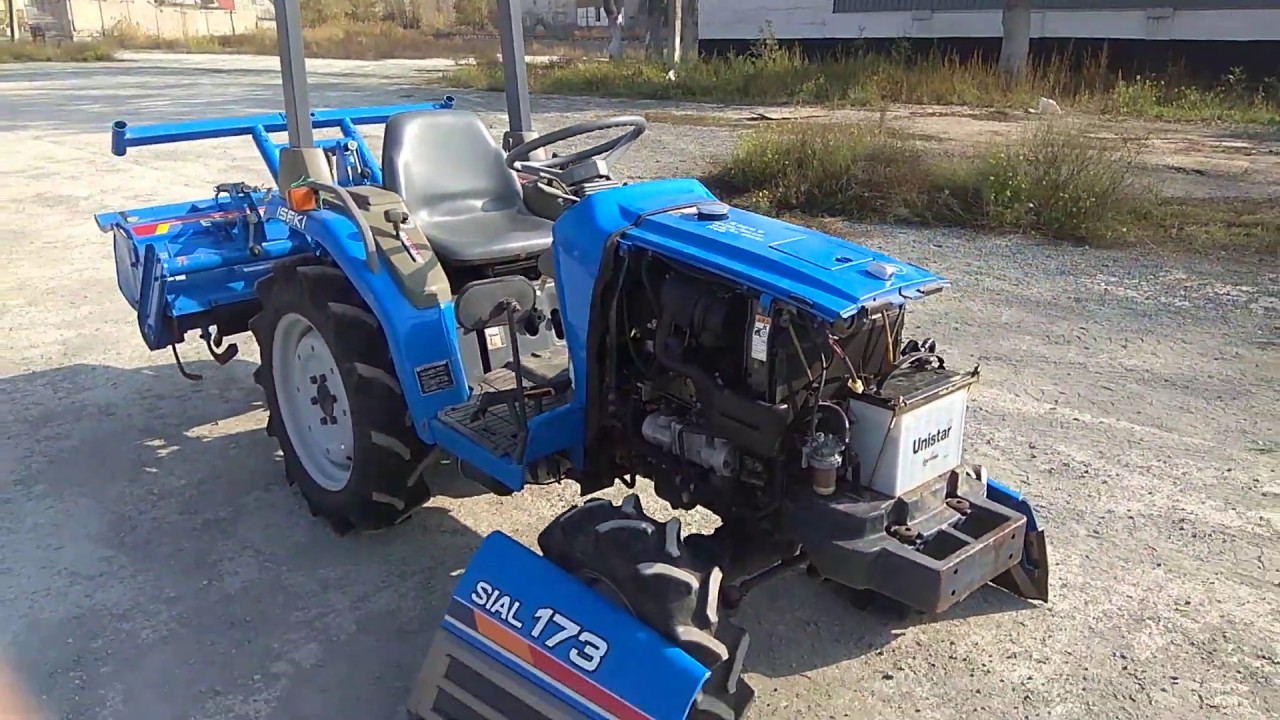 Iseki Sial TF-173 Японский бу минитрактор без наработки 4WD