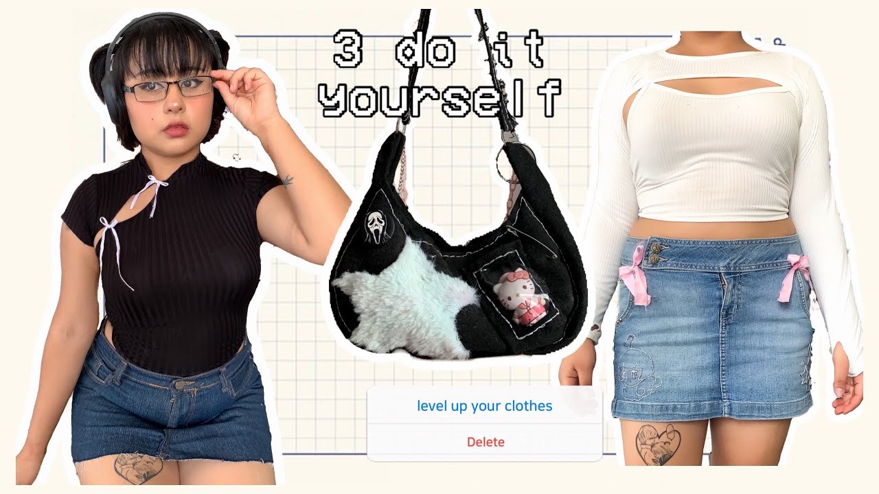 Mejora tu cl&oacute;set! ⟡ 3 DIY&rsquo;s para renovar tu ropa VIEJA