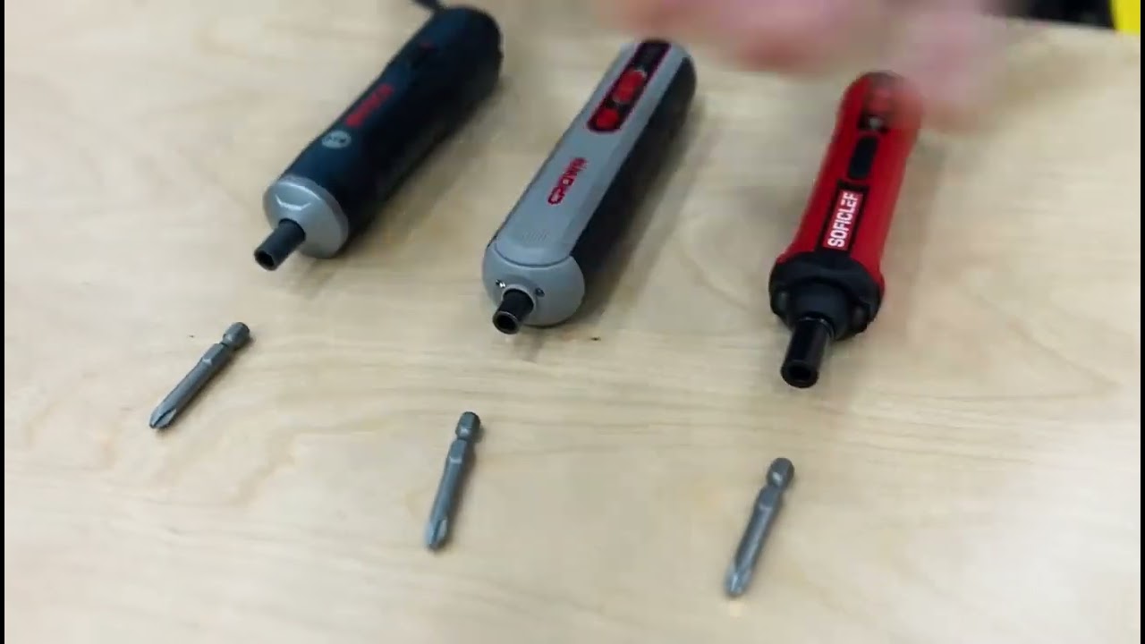 Comparaison tournevis électrique ( BOSCH / CROWN / SOFICLEF ) | مقارنة بين مفكات براغي كهربائية