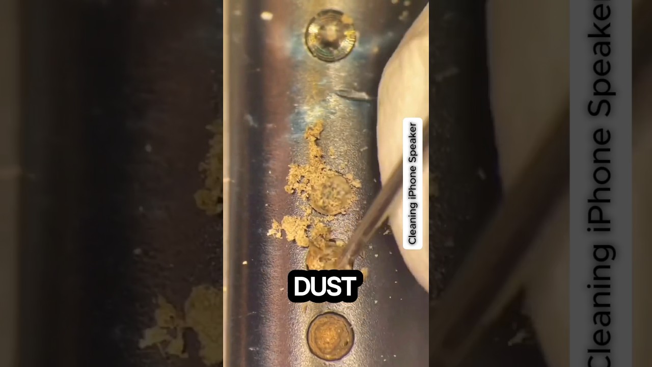 How To Clean iPhone Speaker #shorts #iphone #cleaning