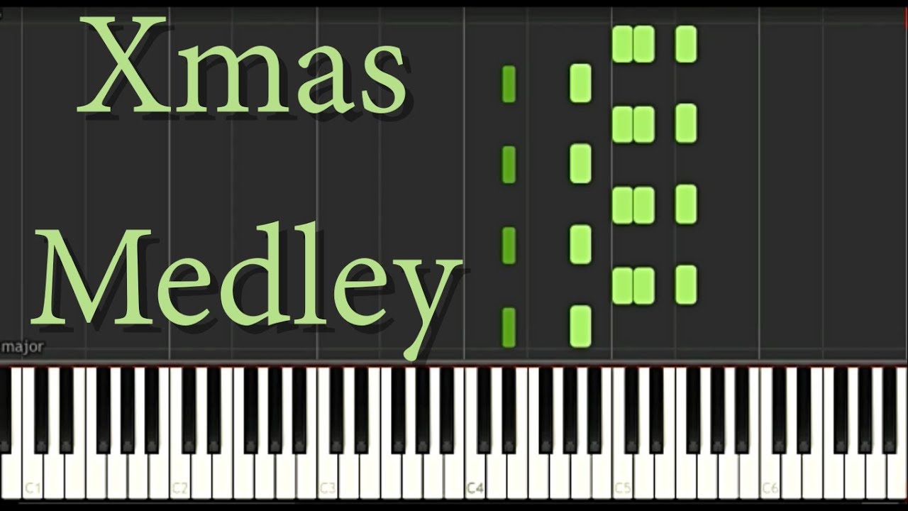 Christmas Piano Medley Tutorial - Liberace Style