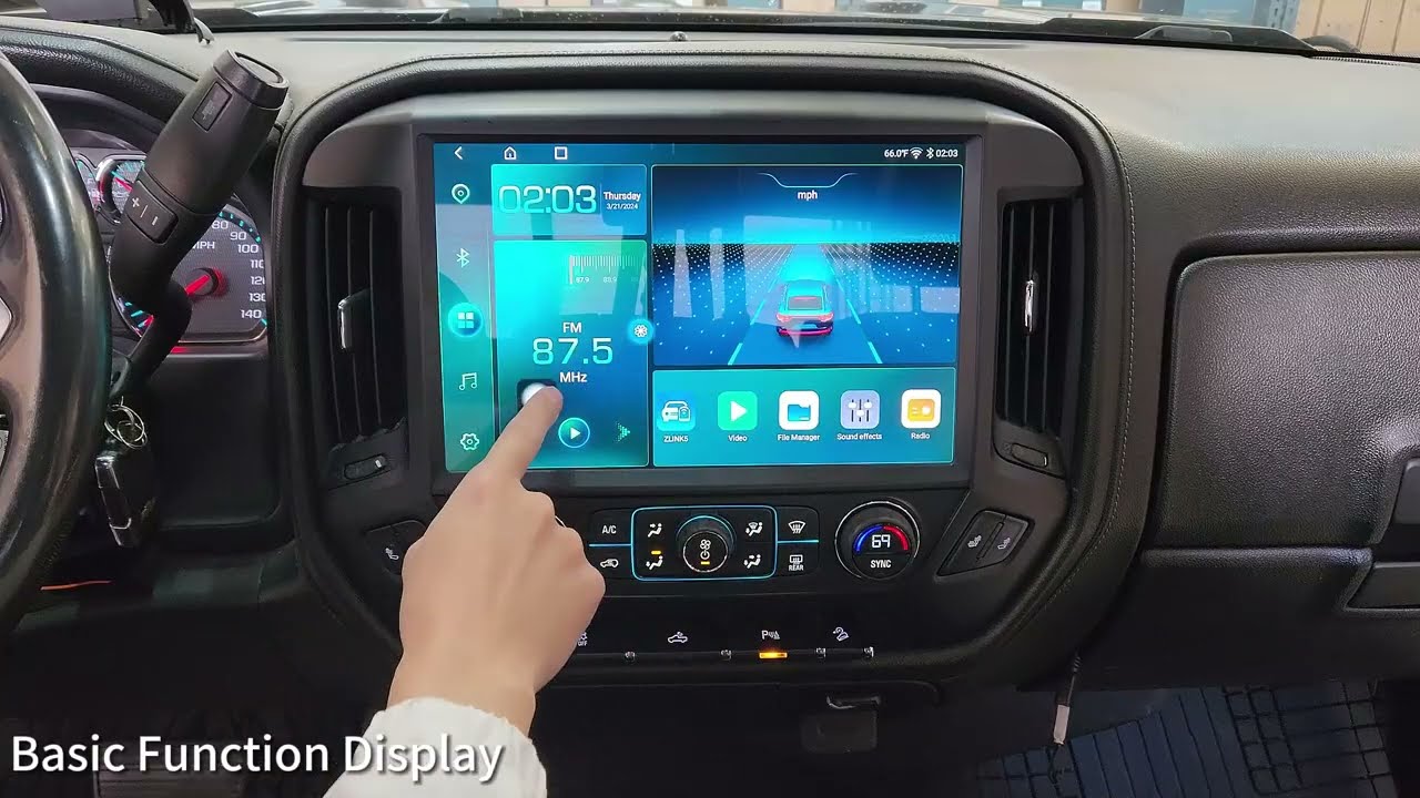 AINAVI Series Chevy Silverado 2014-2018  the way to install the car stereo