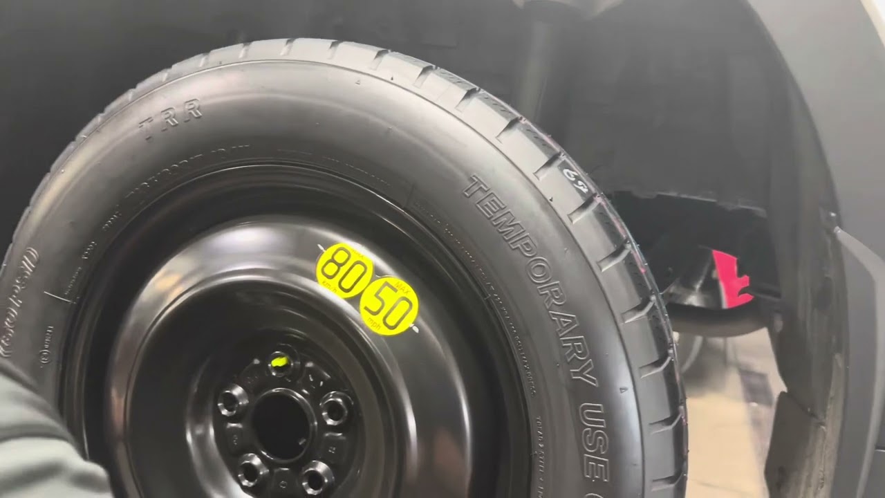Changing a flat tire on the Toyota Crown, bZ4X and Supra. Lug bolts are different than lug nuts