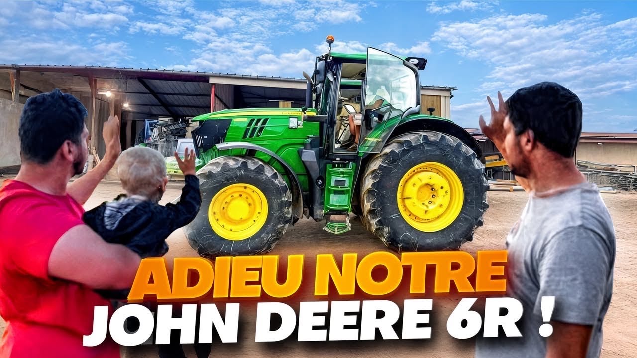 PLUS D’ARGENT…C’EST LA FIN, LE JOHN DEERE EST PARTI.