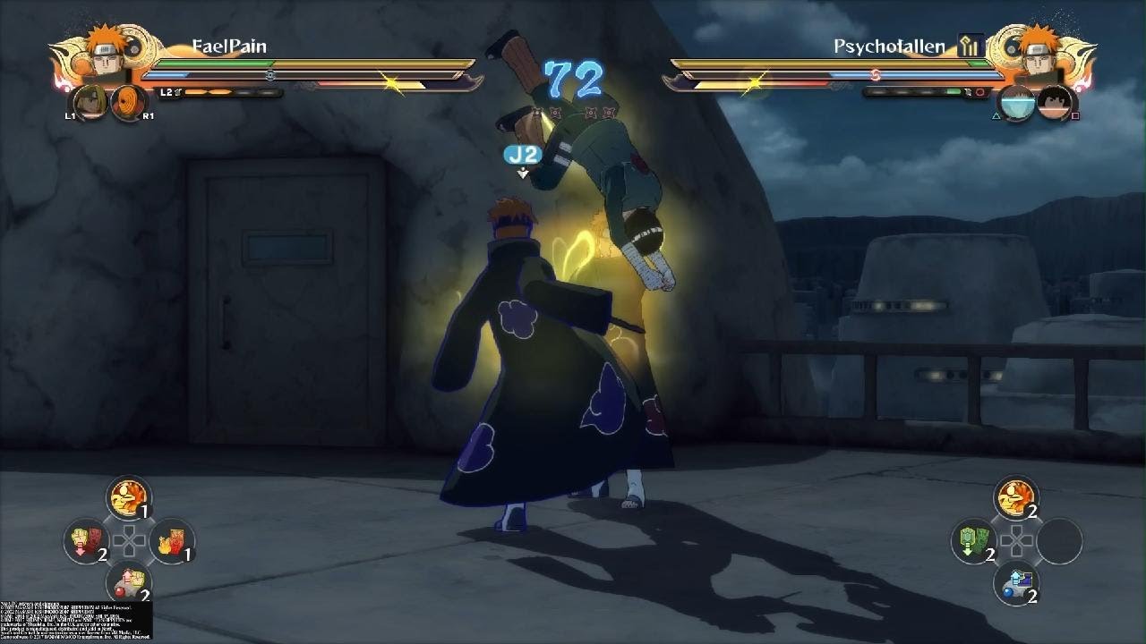 NARUTO SHIPPUDEN: Ultimate Ninja STORM 4: Pain Akatsuki vs Rock Lee da aldeia da folha