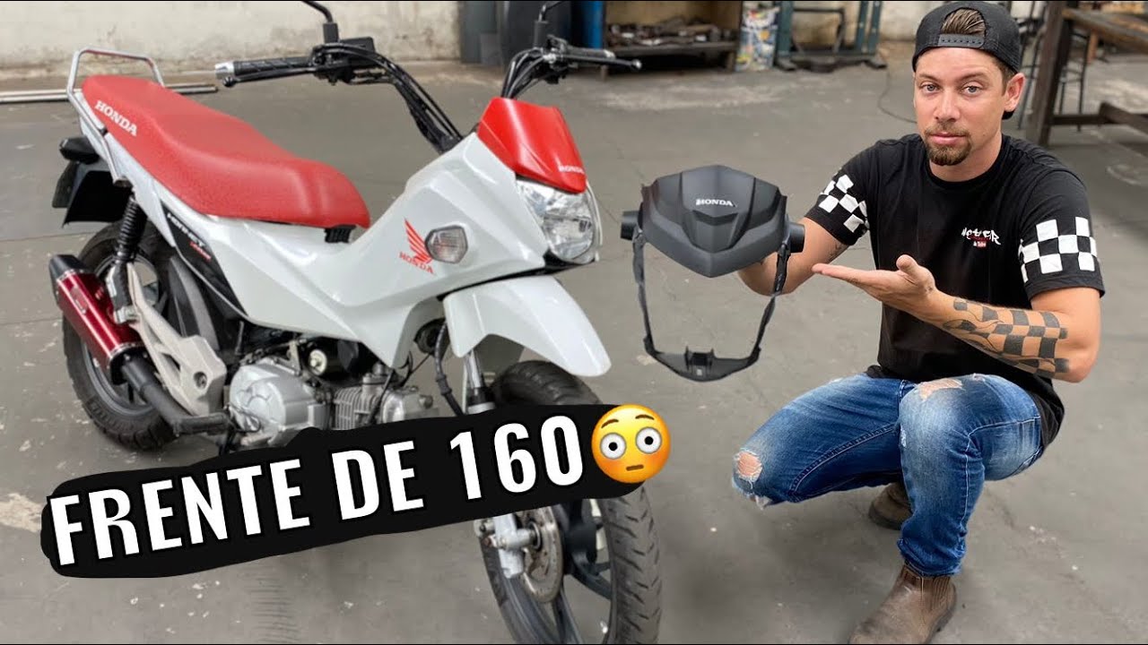 ESSA A HONDA VAI QUERER COPIAR 🤯 (mudei a frente da Hornet 110) 2023
