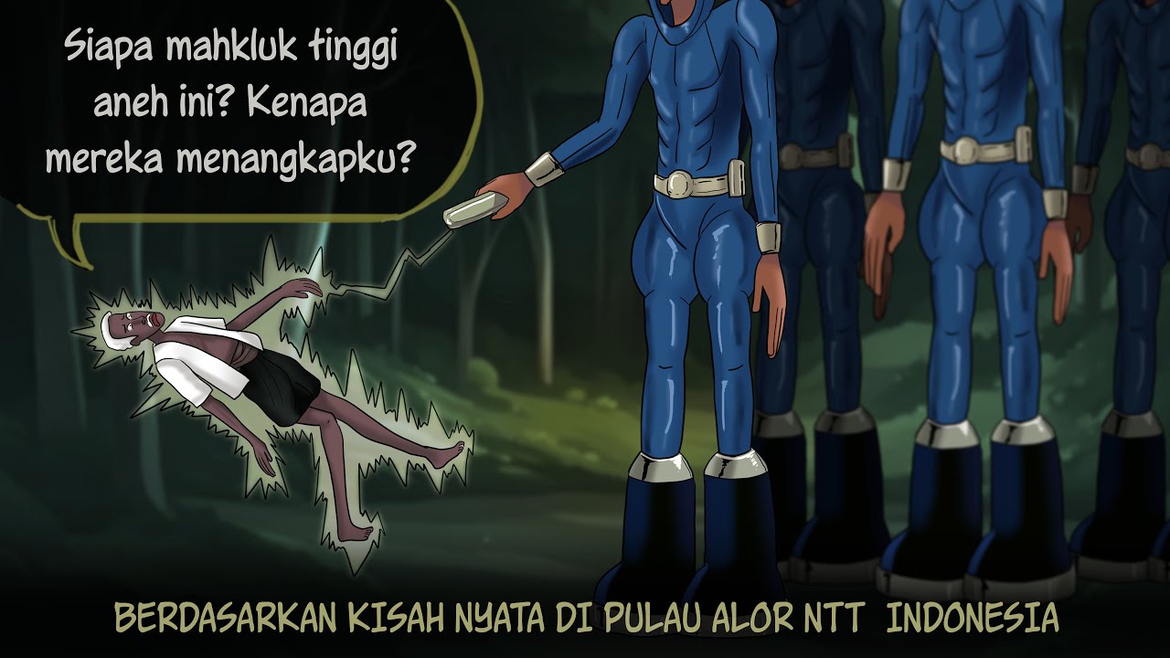 Misteri Alien Pulau Alor (Kisah Nyata) | Kartun Hantu, Animasi UFO Indonesia