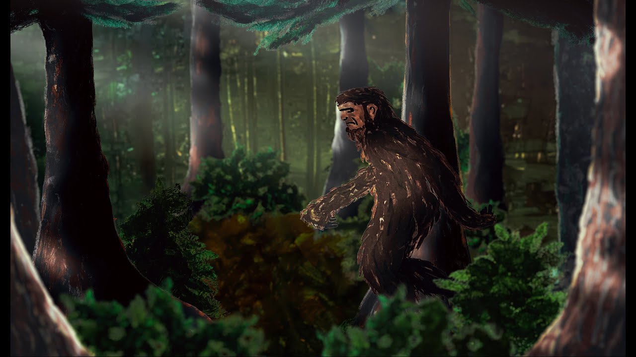 Big Foot hand painted animation