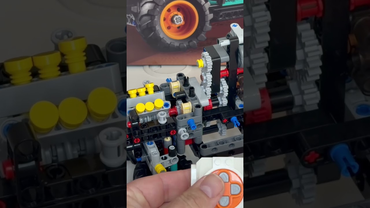 Lego technic 42227 gearbox RC mod #engineeringbuild #legotechnic