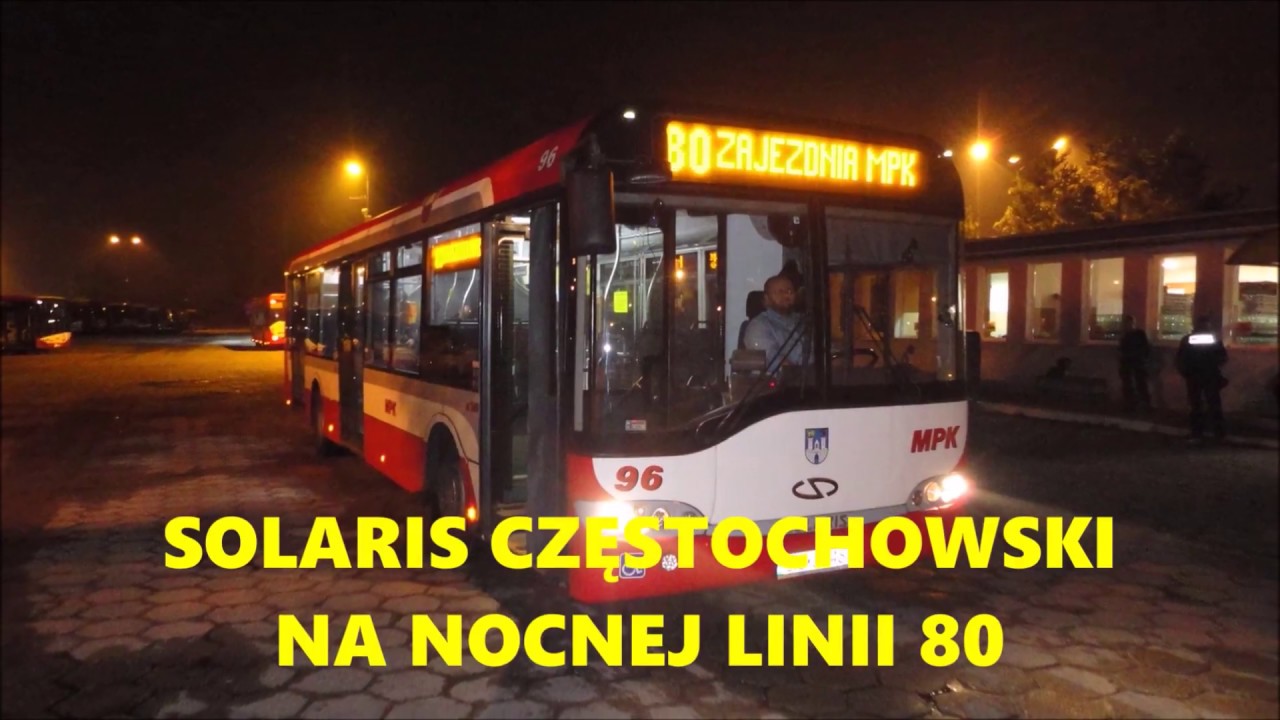 solaris częstochowski na nocnej linii 80