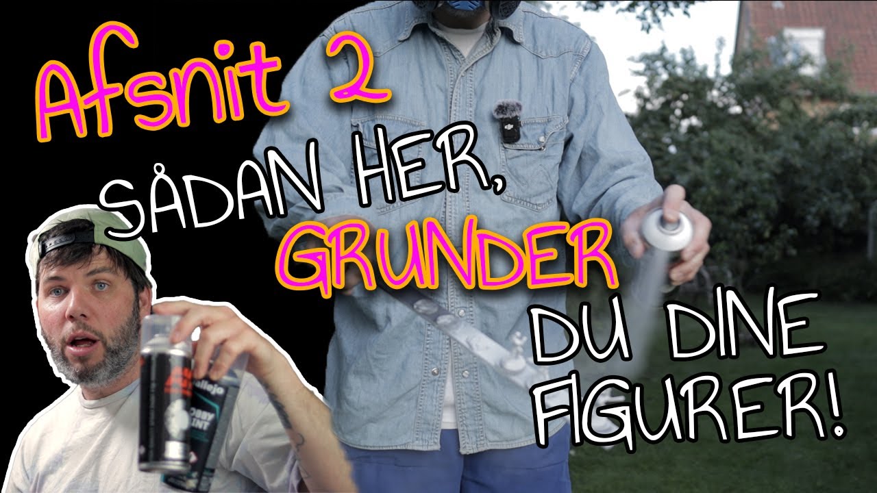 Figurmaling: S&aring;dan Her Primer Du Din Figur - Afsnit 2