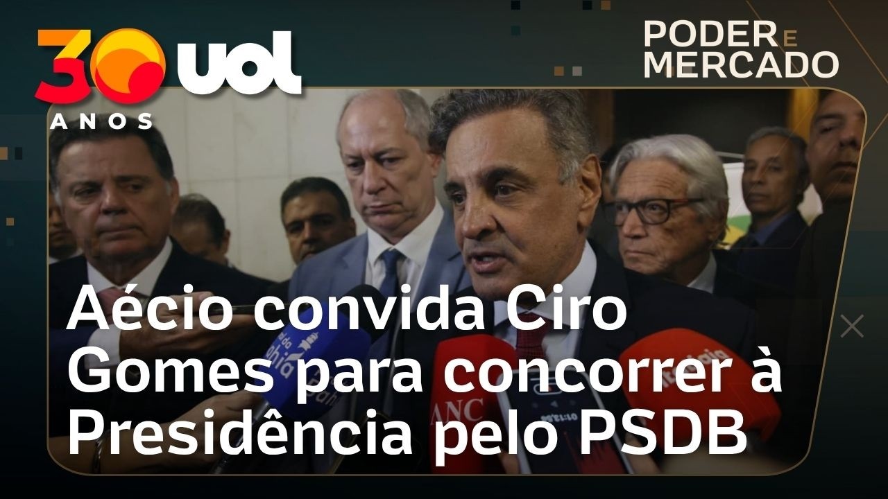A&eacute;cio Neves convida Ciro Gomes para disputar elei&ccedil;&otilde;es presidenciais pelo PSDB