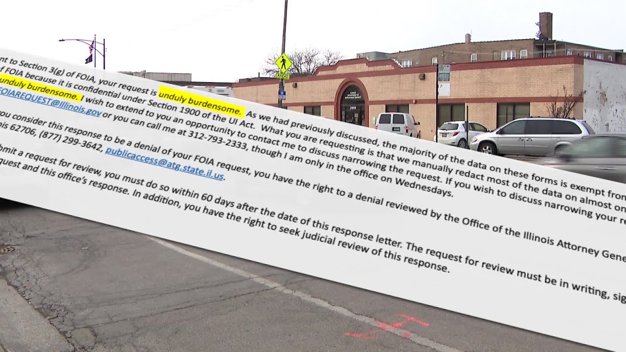 FOIA Expert: IDES &lsquo;Simply Wrong&rsquo; For Denying CBS 2 Records Request