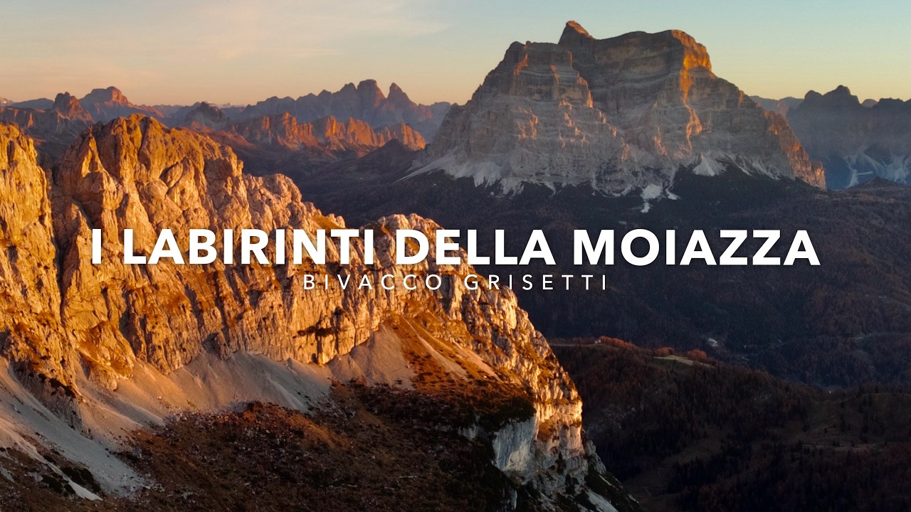 I LABIRINTI DELLA MOIAZZA - BIVACCO GRISETTI DA PASSO DURAN - DOLOMITI DI ZOLDO[4K]