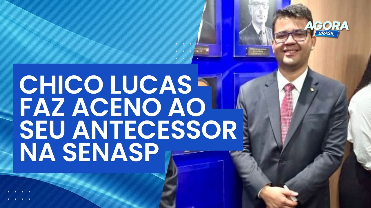 Chico Lucas faz aceno ao seu antecessor na Senasp: “Grande responsabilidade” | Jogo do Poder