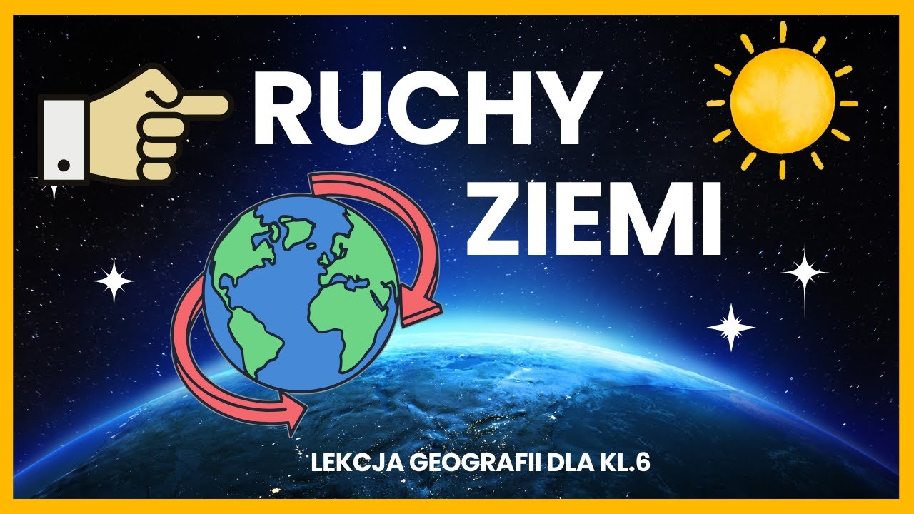 Ruchy Ziemi. Ziemia w Układzie Słonecznym, dzień i noc, pory roku, strefy oświetlenia- Geografia kl6