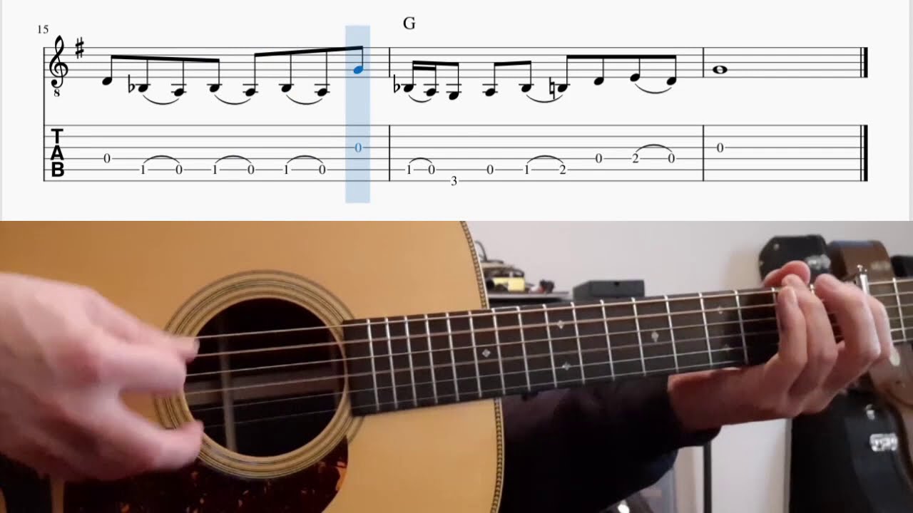 Blue Ridge Cabin Home - Tony Rice Solo - Flatpicking Guitar Lesson