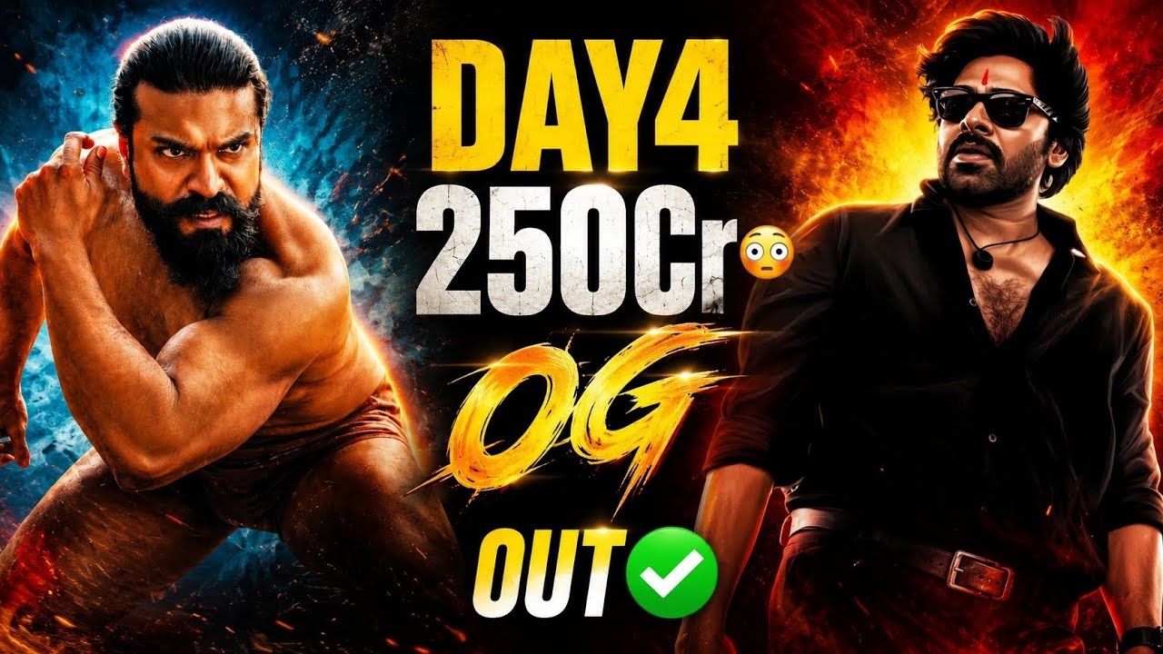 PEDDI Day 4 Collections❓250Cr💥| PEDDI Vs OG | Peddi Boxoffice Report | Power Of Movie Lover