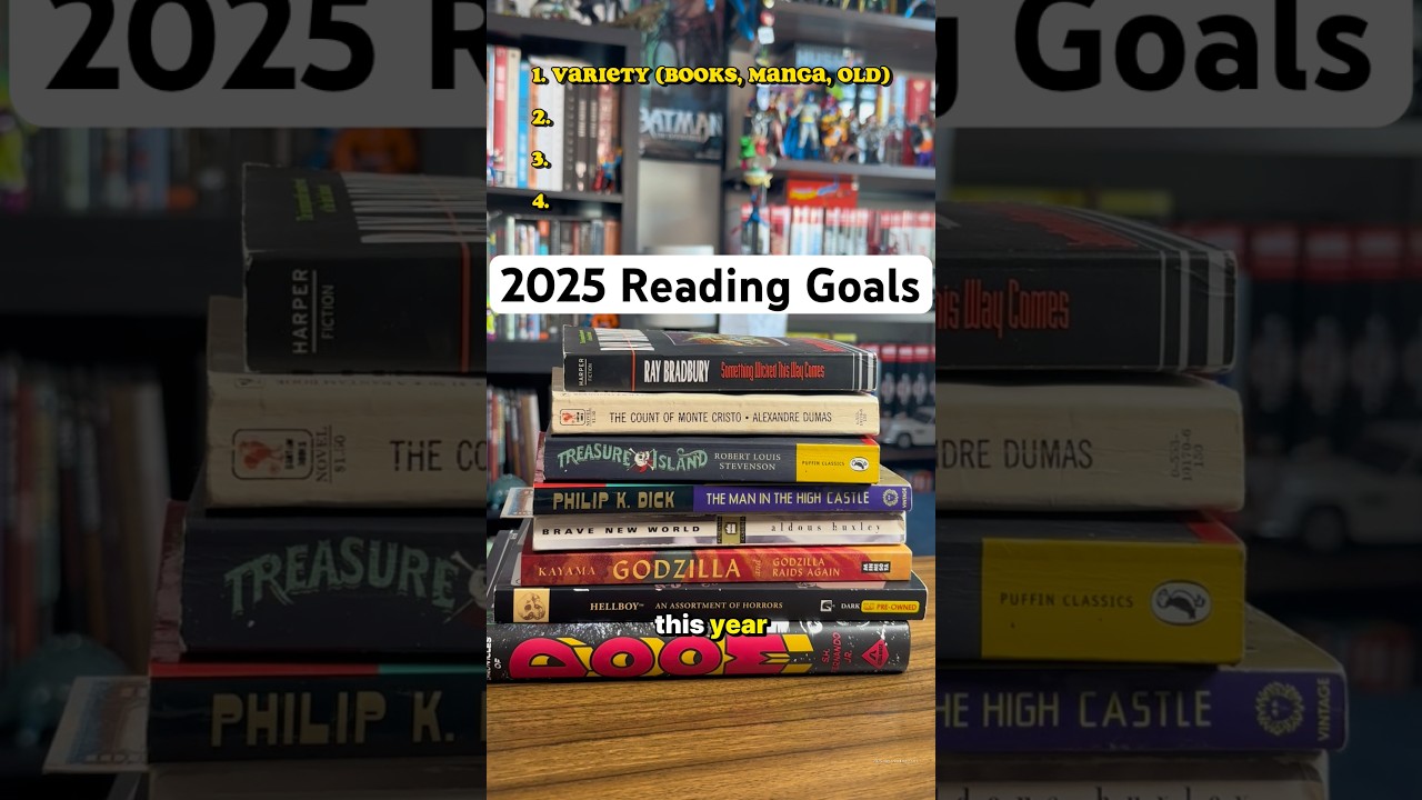 2025 Reading Goals #books #booktube #readinggoals #reading