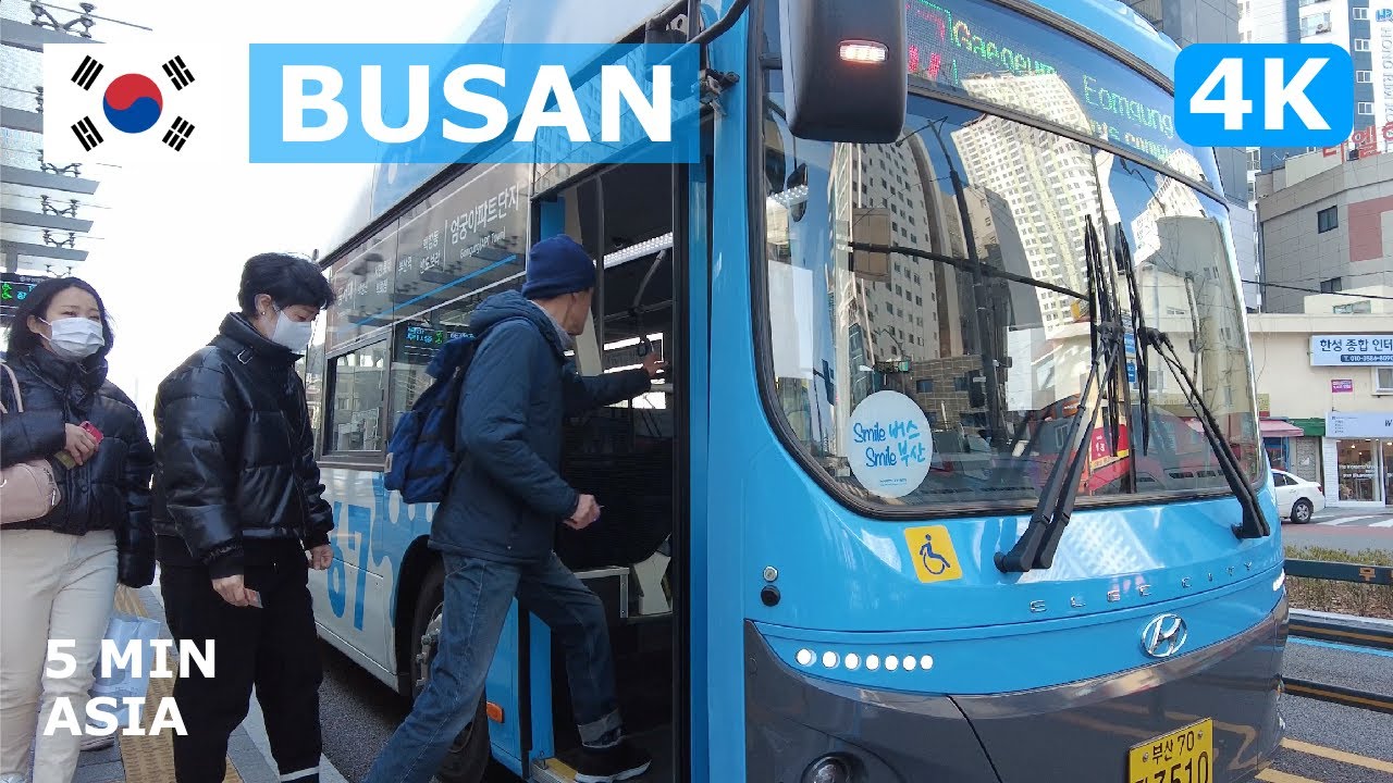 🇰🇷 South Korea - Busan: 5 Minutes Walking Tour - 4K