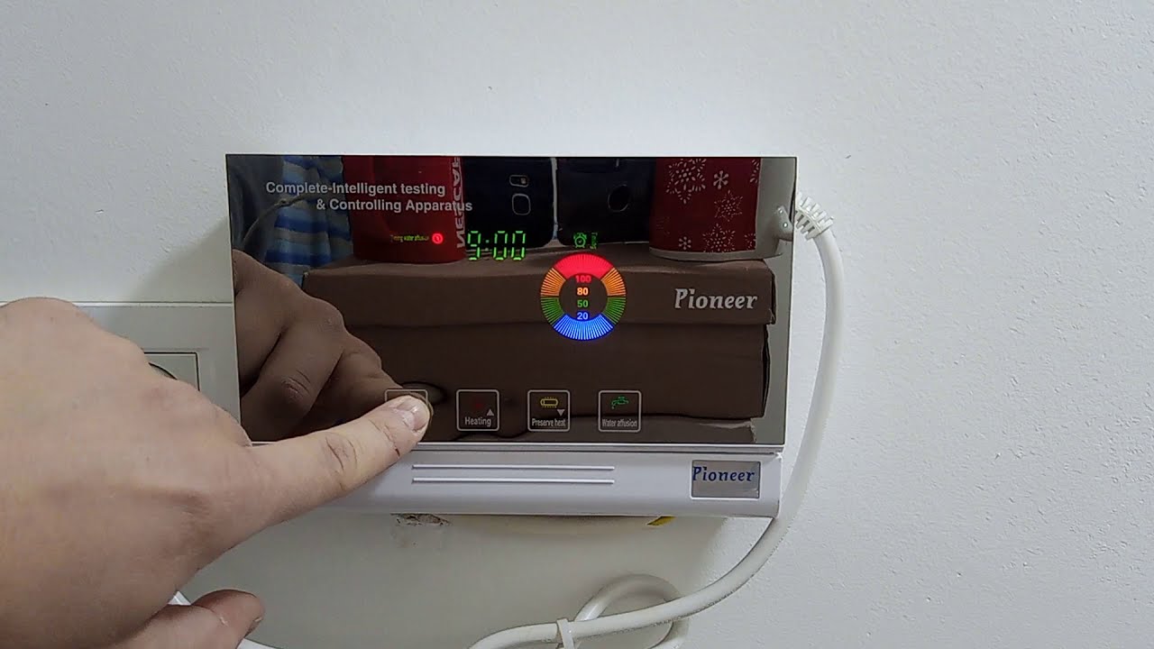 Filling solar water boiler with Pioneer controlling aparatus / Полнење на сончев бојлер