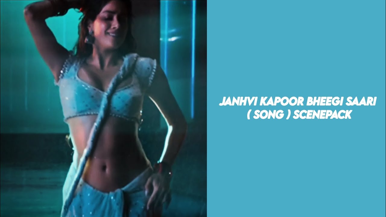 Janhvi Kapoor Scenepack | Bheegi Saari | Param Sundari | Janhvi Kapoor Bheegi Saree Scenepack | 
