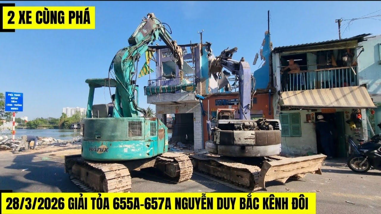 28/3/2026 Giải Tỏa 655A-657A Nguyễn Duy, Sơ Sẩy Một Ch&uacute;t D&iacute;nh Nh&agrave; B&ecirc;n Cạnh