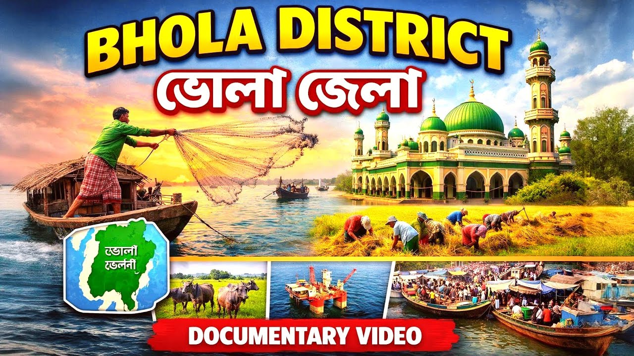 দ্বীপ জেলা ভোলা – Documentary about Bhola District 