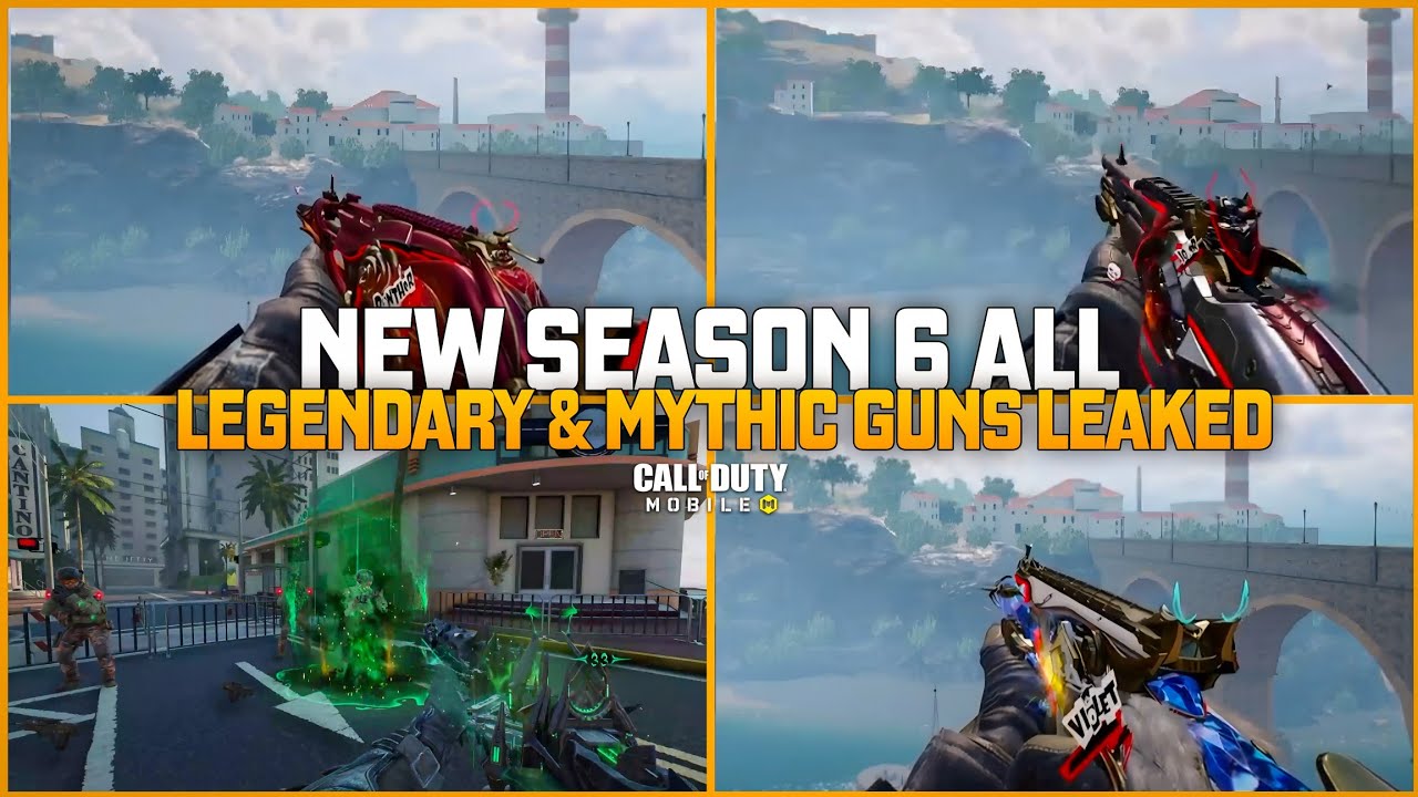 Season 6 FSS Hurricane Mythic & Persona 5 Collab Legendary Guns Gameplay Leaked | CoDMobile Leaks S6