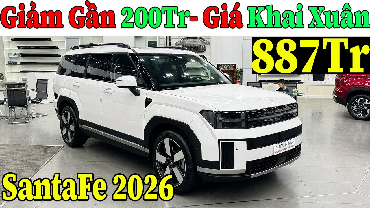 ✅Giảm Gần 200Tr Lấy Hyundai SantaFe Giá Khai Xuân, 7 Chỗ Rẻ Nhất| Giá Lăn Bánh Santafe Mới| Topcarvn