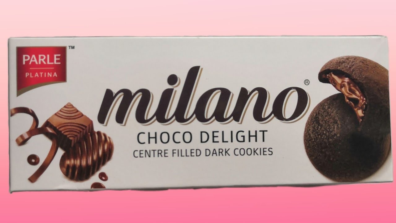 Parle Platina Milano choco delight centre filled dark cookies | Dark chocolate cookies | cookies